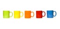 Colorful mugs