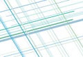 Colorful, multi-color oblique, diagonal or skew mesh grid illustration