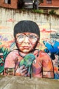 Street art in Comuna 13, Medellin, Colombia