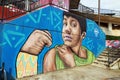 Street art in Comuna 13, Medellin, Colombia