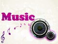 Colorful music background.