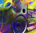 Colorful music background