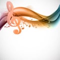 Colorful music background