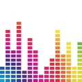 Colorful music volume