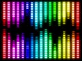 Colorful music volume Royalty Free Stock Photo