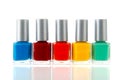 Colorful nail polish