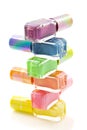 Colorful nailpolish Royalty Free Stock Photo