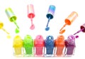 Colorful nailpolish Royalty Free Stock Photo