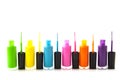 Colorful nailpolish Royalty Free Stock Photo