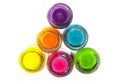 Colorful nailpolish Royalty Free Stock Photo