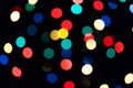 Colorful natural bokeh texture