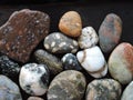 Colorful natural stones pattern