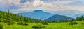 Mountain landscape panorama in mountains Royalty Free Stock Photo