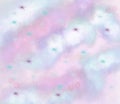 Colorful nebula cloud backdrop with stars