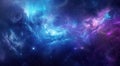 Colorful Nebula deep space background