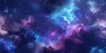 Colorful Nebula deep space background