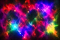 Colorful nebula. Deep space. Bright stars. Beautiful fantasy multicolor universe. Outer space background with vibrant nebula, Royalty Free Stock Photo