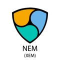 Nem cryptocurrency symbol