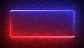 Colorful of neon line blaze glowing flashing animation loop random on a black background.