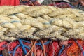 Colorful nets and a hawser rope