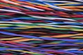 Colorful network cable and wire