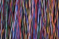 Colorful network cable and wire Royalty Free Stock Photo