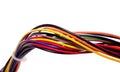 Colorful network computer cable Royalty Free Stock Photo