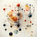 colorful network graph illustration