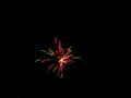 Colorful New Year& x27;s Eve fireworks near GÃÂ¼ster Schleswig-Holstein