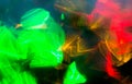 Colorful night lights bokeh over dark background Royalty Free Stock Photo