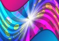 Colorful night party background