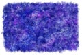 colorful night sky and space background as watercolor lllustration