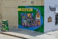 Colorful NOLA graffiti artwork