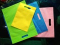 colorful Non woven fabric bags, eco friendly hand bag for shopping