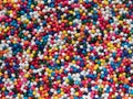 Colorful Nonpareils background Royalty Free Stock Photo