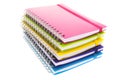 Colorful notebooks Royalty Free Stock Photo