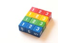 Colorful numbered blocks for learning (II)