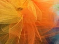 A colorful nylon gauze background and textures