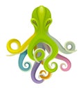 Colorful octopus