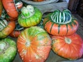 Colorful Odd Shaped Pumpkins