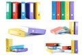 Colorful office folders Royalty Free Stock Photo