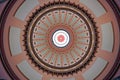 Colorful Ohio Statehouse Rotunda Dome Royalty Free Stock Photo