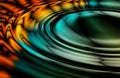 Colorful Oil Slick Ripples Royalty Free Stock Photo