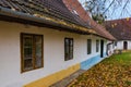 Farebné staré anabaptistické domy vo Veľkých Levároch Slovensko