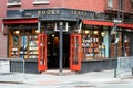 Colorful old bookstore in Greenwich Village NYC Royalty Free Stock Photo