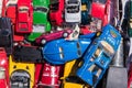 Colorful old car toys. Royalty Free Stock Photo