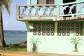 Colorful old Caribbean architecture Nicaragua Royalty Free Stock Photo