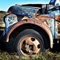 Colorful Old Junked Truck Lomograph