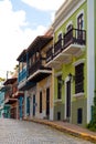 Colorful Old San Juan PR Royalty Free Stock Photo