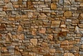 Colorful old stone wall texture Royalty Free Stock Photo